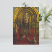 Deity begeistert, Christus, das Gent-Altarpiece Dankeskarte (Stehend Vorderseite)