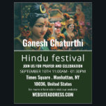 Deity God Statue, Hindu Event Advertising Flyer<br><div class="desc">Deity God Statue,  Hindu Event Advertising Flyer durch den Business Card Store.</div>