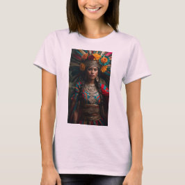 Deity Xochiquetzal - Mexican Aztec Mythology T-Shirt