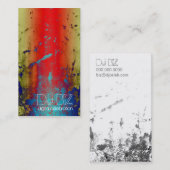 Deja Blau - Regenbogen-Schmutz Visitenkarte (Vorne/Hinten)