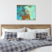 Deja Blue Leinwanddruck (Insitu (Schlafzimmer))