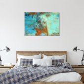 Deja Blue Leinwanddruck (Insitu (Schlafzimmer))