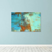 Deja Blue Leinwanddruck (Insitu (Holzboden))