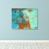 Deja Blue Leinwanddruck (Insitu (Holzboden))