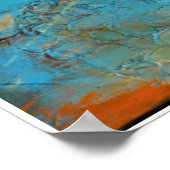 Deja Blue Poster (Ecke)