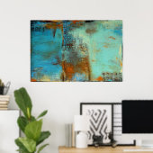 Deja Blue Poster (Heimbüro)