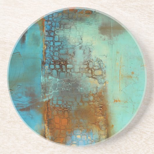 Deja Blue Sandstein Untersetzer (Vorne)