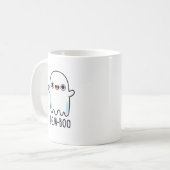 Deja Boo Funny Ghost Pun Kaffeetasse (Vorderseite Links)