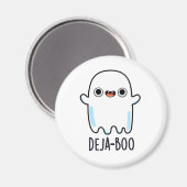 Deja Boo Funny Ghost Pun Magnet (Vorderseite/Rückseite)