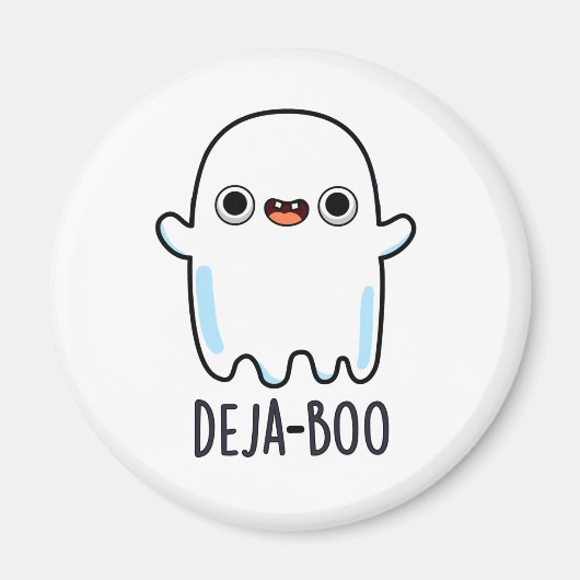 Deja Boo Funny Ghost Pun Magnet (Vorne)