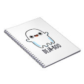 Deja Boo Niedlich Halloween Ghost Pun Notizblock (Rechte Seite)