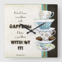 Deja' Brew Coffee Art Stacked Cups Mugs Caffeine