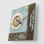 Deja Brew Kaffee Java Cappuccino Cup Uhr (Winkel)