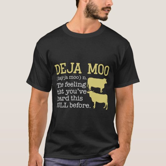 Deja Moo-Cow Lover T-Shirt (Vorderseite)