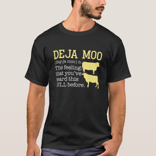 Deja Moo Kuh T-Shirt (Vorderseite)