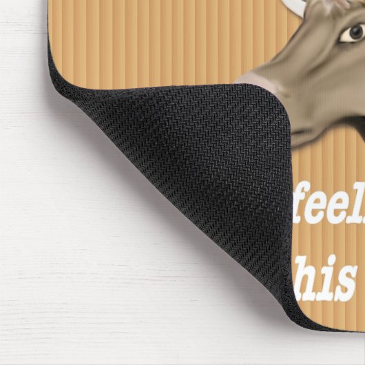 Deja Moo Spaß Mousepad (Ecke)