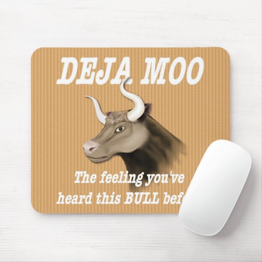 Deja Moo Spaß Mousepad (Mit Mouse)