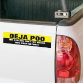 DEJA POO AUTOAUFKLEBER (Auf Lkw)