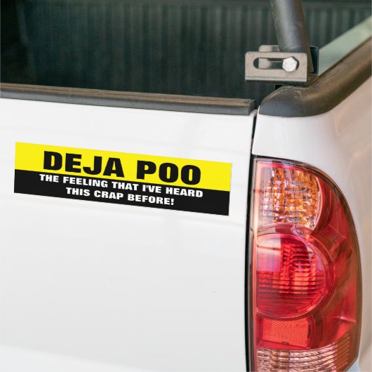 DEJA POO AUTOAUFKLEBER (Auf Lkw)