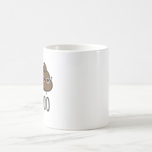 Deja Poo Funny Double Kack Pun Kaffeetasse (Mittel)