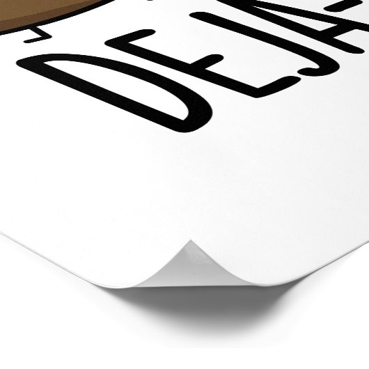 Deja Poo Funny Double Kack Pun Poster (Ecke)