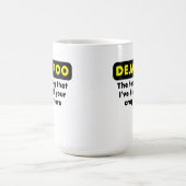 Deja Poo lustige Tasse (Mittel)