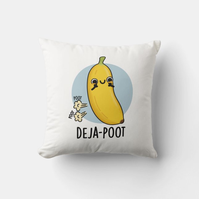 Deja-poot Funny Banana Doppelte Furz Puff Kissen (Vorderseite)
