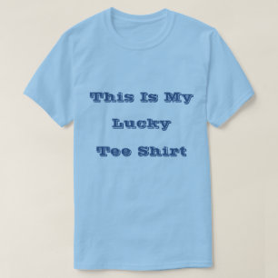 Deja Vu Blue Spring Season Solid Color T-Shirt