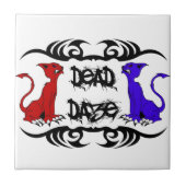 Deja Vu Cat Fliese (Vorderseite)