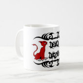 Deja Vu Cat Kaffeetasse (Vorderseite Links)
