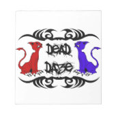 Deja Vu Cat Notizblock (Vorderseite)