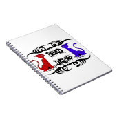 Deja Vu Cat Notizblock (Rechte Seite)