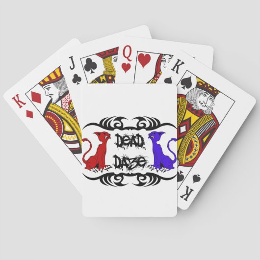 Deja Vu Cat Spielkarten (Rückseite)