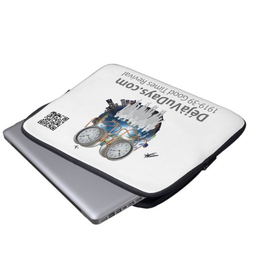 Déjà Vu Days - Laptop Sleeve 13" (Vorne Knopf)