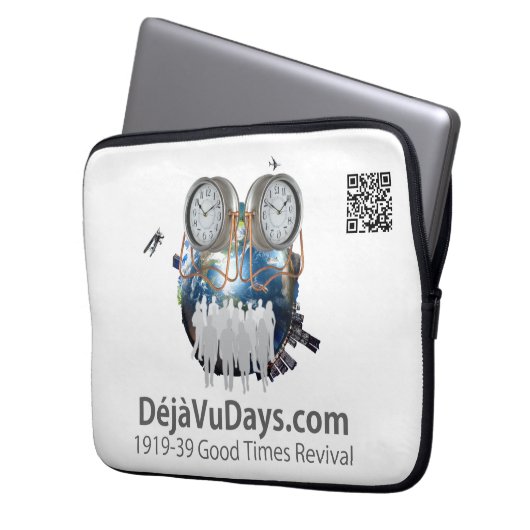 Déjà Vu Days - Laptop Sleeve 13" (Vorderseite Links)