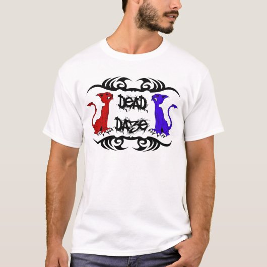 Déjà Vu Katze T-Shirt (Vorderseite)