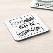 Déjà vu.w. getränkeuntersetzer (Linke Seite)