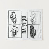 Déjà vu.w. wandteppich (Vorderseite (Horizontal))