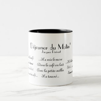 "Déjeuner du Matin" durch Kaffee-Tasse Jacques Zweifarbige Tasse