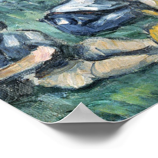 Dejeuner sur l'herbe, 1876-77 poster (Ecke)