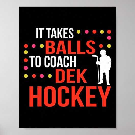 Dek Hockey Coach Poster (Vorne)