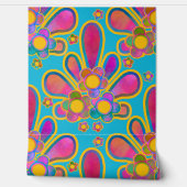 Dekadadent Guilded Retro Watercolor Ploomf im Somm Tapete (Abrollen)