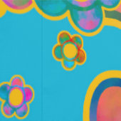 Dekadadent Guilded Retro Watercolor Ploomf im Somm Tapete (Naht)