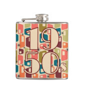 Dekade-Design der 1950er Jahre Flachmann (Vorderseite)