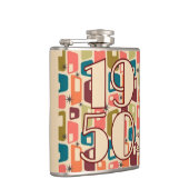 Dekade-Design der 1950er Jahre Flachmann (Rechts)