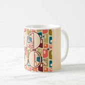 Dekade-Design der 1950er Jahre Kaffeetasse (VorderseiteRechts)