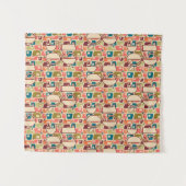 Dekade-Design der 1950er Jahre Wandteppich (Vorderseite (Horizontal))