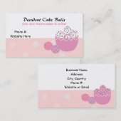 Dekadent Cake Balls Visitenkarte (Vorne/Hinten)