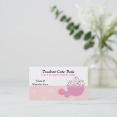 Dekadent Cake Balls Visitenkarte (Stehend Vorderseite)