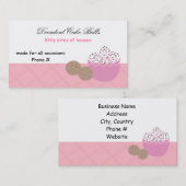 Dekadent Cake Balls Visitenkarte (Vorne/Hinten)
